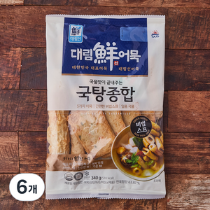 대림선 국탕종합 어묵, 340g, 6개