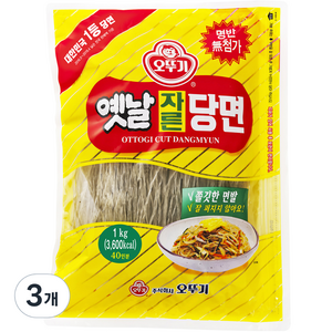 오뚜기옛날 자른당면, 1kg, 3개