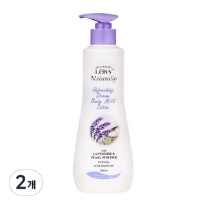 Leivy 라벤더 바디로션 바닐라향, 350ml, 2개