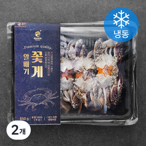 은하수산 알배기 꽃게 (냉동), 650g, 2개