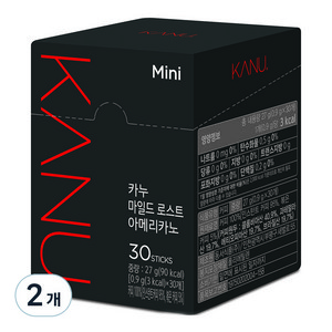 카누 마일드 로스트 아메리카노, 0.9g, 30개입, 2개