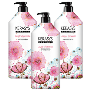 케라시스 퍼퓸 샴푸 러블리 앤 로맨틱향, 1.5L, 3개