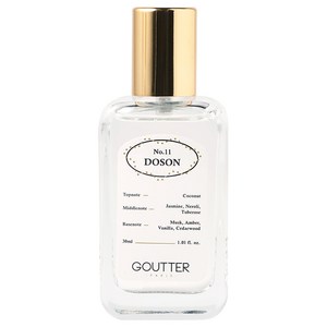 GOUTTER No 11 도손 퍼퓸, 30ml, 1개