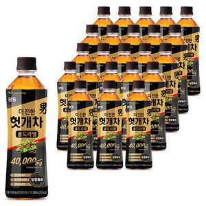 광동 더 진한 헛개차 골드라벨, 500ml, 24개