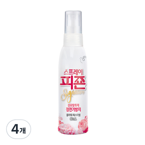 피죤 스프레이 시그니처 섬유탈취제 플라워 페스티벌향 본품, 80ml, 4개