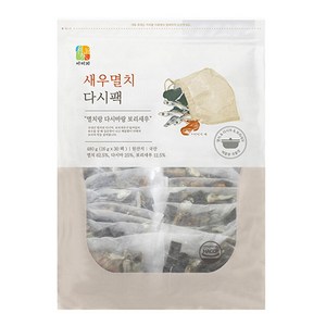 석하 해물향 가득한 국물용 새우멸치 다시팩 30p, 480g, 1개