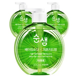 순샘 베이킹소다 피톤치드 주방세제, 500ml, 3개