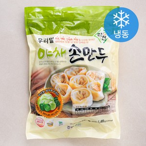 진선푸드 우리밀 야채손만두 (냉동), 1400g, 1개