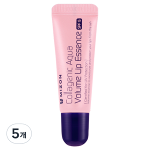 미즈온 콜라제닉 아쿠아 볼륨 립 에센스, 무향, 10ml, 5개