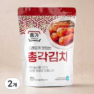 종가 총각김치, 400g, 2개