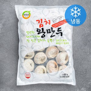 푸르온 김치 왕만두 (냉동), 1.4kg, 1개