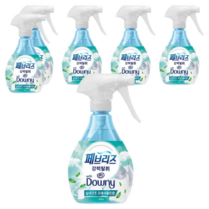 페브리즈 다우니 섬유탈취제 실내건조 프레시클린향 본품, 370ml, 6개