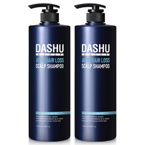 다슈 데일리 한방 두피 골드 탈모샴푸 시트러스향, 1000ml, 2개