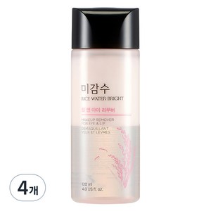 더페이스샵 미감수 브라이트 립 앤 아이 리무버, 120ml, 4개