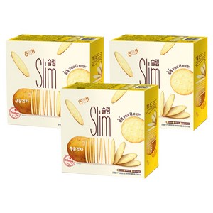 해태제과 구운감자 슬림, 240g, 3개