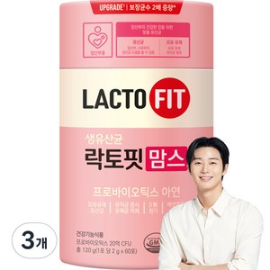 락토핏 맘스 유산균, 120g, 3개