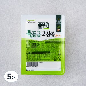 풀무원 특등급 국산콩 연두부, 250g, 5개