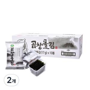 지도표성경 곱창돌김, 170g, 2개