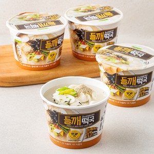 칠갑농산 들깨떡국 컵, 219g, 4개