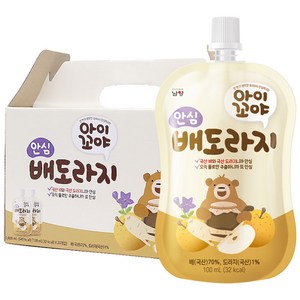 아이꼬야 안심 배도라지 유아음료, 100ml, 20개