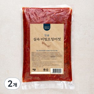 입술 실속 비빔오징어젓, 1kg, 2개