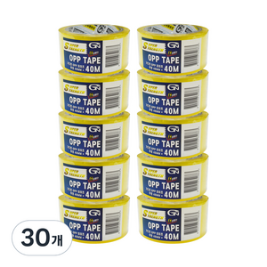 가드맨 60mic OPP 박스 테이프 48mm x 40m, 투명, 30개