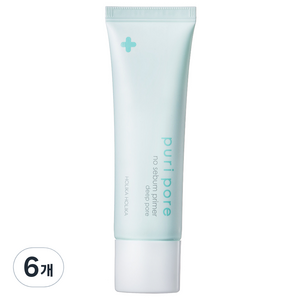 홀리카홀리카 퓨리포어 노세범 프라이머 딥포어 25ml, 6개