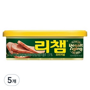 리챔 오리지널 햄통조림, 120g, 5개