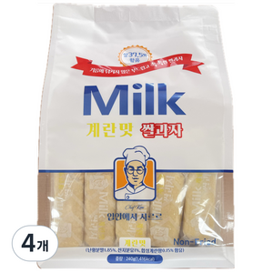 밀크클래식쌀과자 계란맛, 4개, 240g