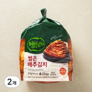 비비고 썰은 배추김치, 3kg, 2개