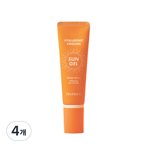 디오프러스 히알루로닉 쿨링 선 젤 SPF50+ PA+++, 50g, 4개