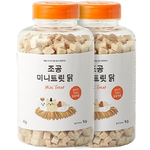 조공 반려동물 미니트릿 동결건조간식, 닭, 80g, 2개