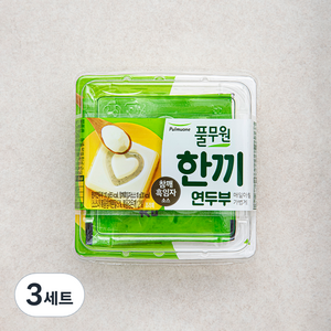 풀무원 한끼연두부 110g + 참깨흑임자 소스 10g 세트, 3세트