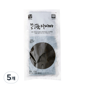 완도 해다시마, 100g, 5개