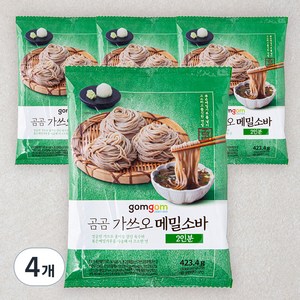 곰곰 가쓰오 메밀 소바 2인분, 423.4g, 4개