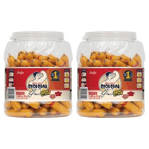 천하장사 한입 오리지날 소시지, 1.32kg, 2개