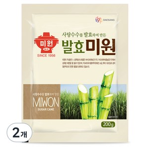 미원 사탕수수 발효, 200g, 2개