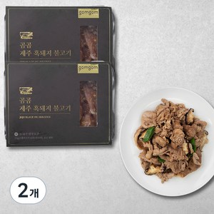 곰곰 제주 흑돼지 불고기 (냉장), 1kg, 2개