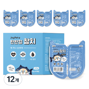 조이펫 고양이 반반컵 간식, 참치, 70g, 12개