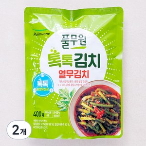 풀무원 풀무원 톡톡 열무김치, 400g, 2개