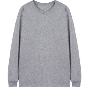 TS7 순면 시보리 통기성 긴팔 면티셔츠
