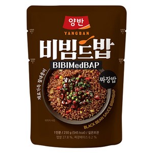 동원 양반 비빔드밥 짜장밥 포켓, 250g, 1개