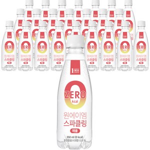 원에이엠 스파클링 애플 탄산수, 350ml, 24개