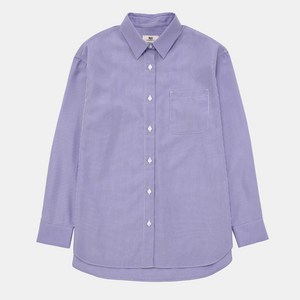 NII 여성용 NON iron 스트라이프 세미오버 셔츠