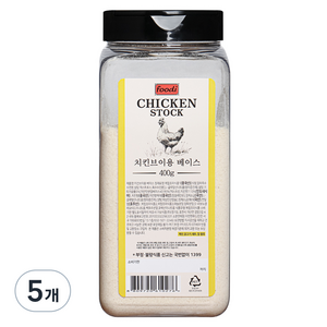 ADDCOOK 치킨스톡, 400g, 5개