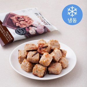 바르닭 직화그릴 닭가슴살 큐브 갈릭 & 갈비맛 (냉동), 100g, 1팩