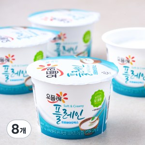 요플레 플레인, 180g, 8개