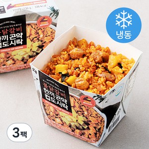 오쿡 불닭갈비 한끼 곤약 컵도시락 (냉동), 230g, 3팩