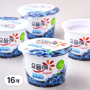 요플레 오리지널 블루베리, 180g, 16개입