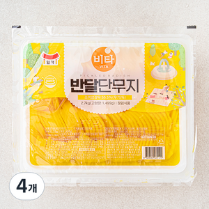 일가 비타 반달단무지, 2.7kg, 4개